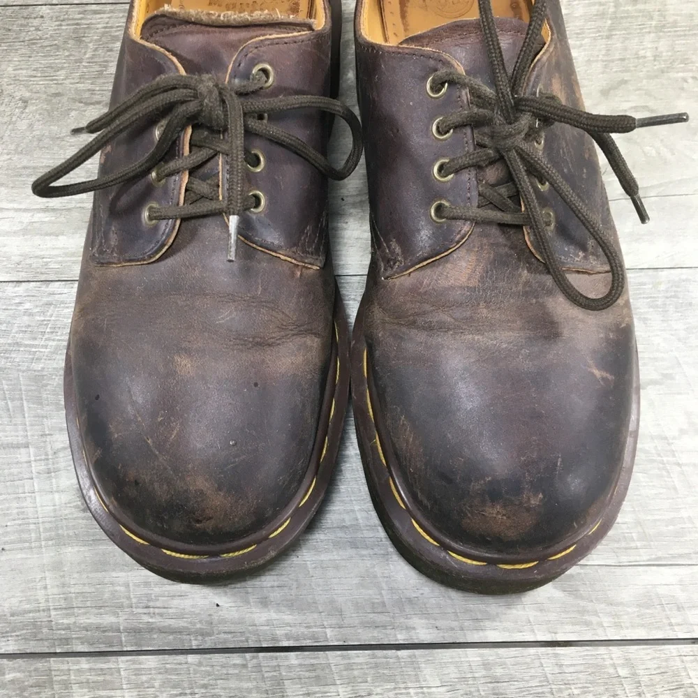 Dr. Doc Martens 1561 England Chunky Crazy Horse Leather Women’s Shoes Vintage 7